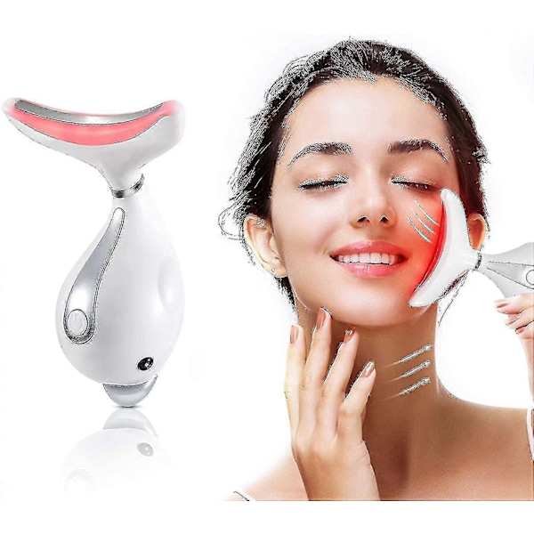 Ansiktsmassager Anti-Aging Hals Ögonmassager 45 Grader Värme Högfrekvent Vibration Anti-Rynk Ansiktsapparat
