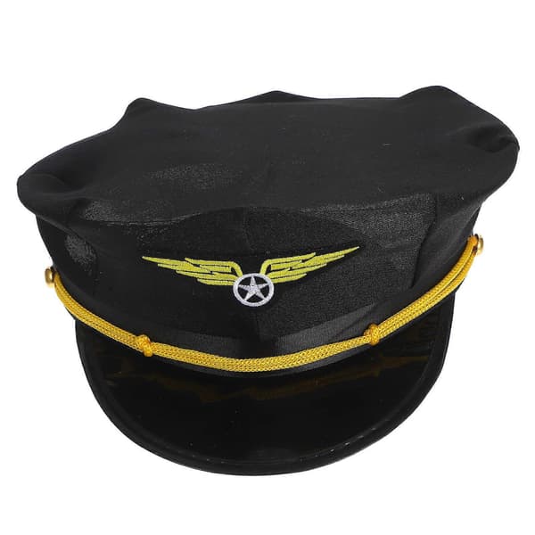 Pilot Cosplay Hatt Flypilot Hatt for Halloween Kostyme