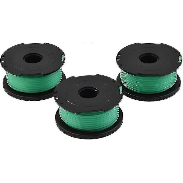Ersättningsspole med tråd för grästrimmer för Black & Decker Gl7033 Gl8033 Gl9035 - 6 st