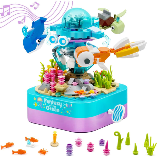 Music Box Building Toys for Girls and Boys 8 9 10 11 12+ Year Old - Ideal Gifts for Kids Age 8-12 8-14, STEM