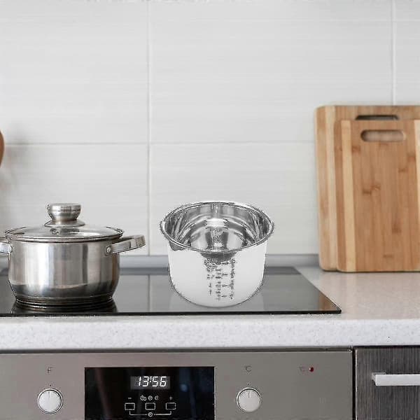 6L Inderpot i rustfrit stål til trykkoger