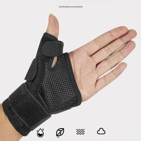 Wrist Support for Thumb, Adjustable Thumb Brace with Flexible Support for Thumb and Hand for Discomfort and Fatigue, Fits Both Right and Left Hand