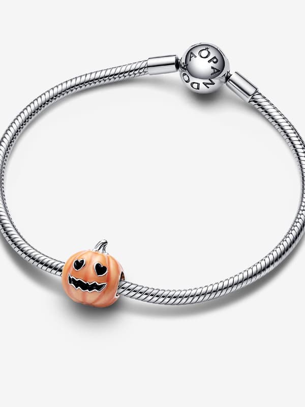 Pandora - Selvlysende Spøgelsesgræskar Charm - Sterlingsølv
