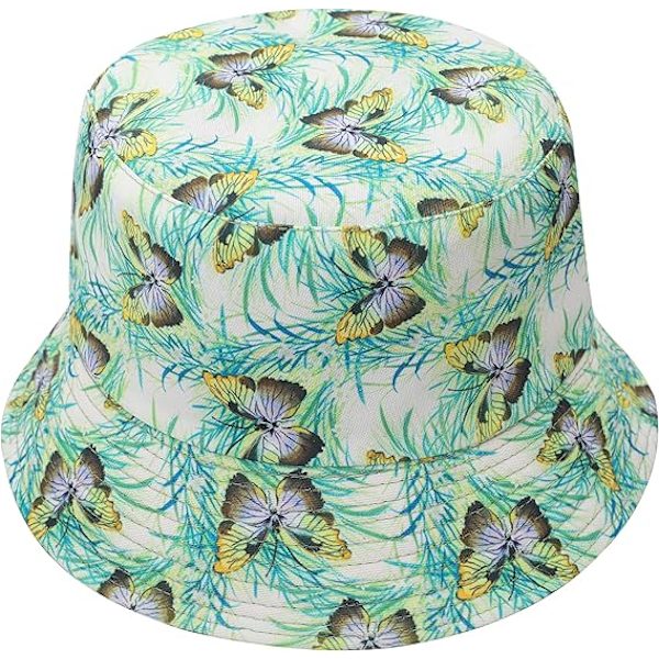 Unisex sød unik print rejse spand hat sommer fisker hat