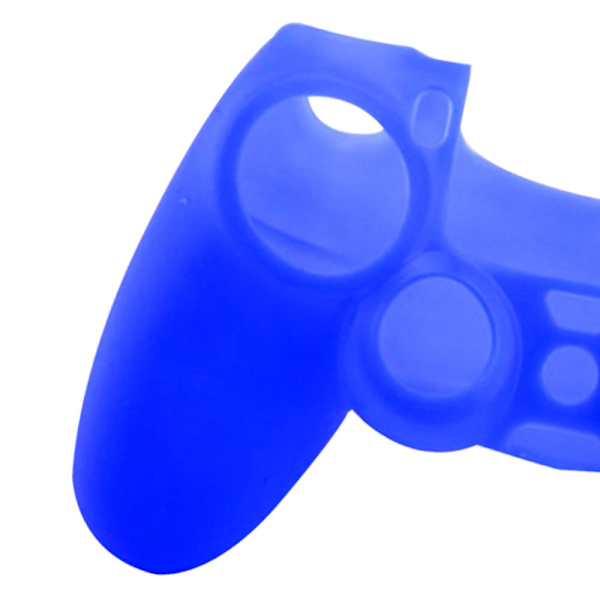 Kontroller Skin Grip Cover Cover Beskyttende Myk Silikon Gummi Etui og Sklisikker Tommelstikk Deksel Kontroller-Marineblå