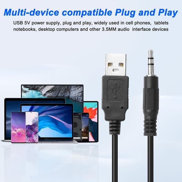 Mini Desktop Computer Speaker with Volume Control USB Powered Hidden Stereo Speaker Small Speaker for PC Laptop Notebook