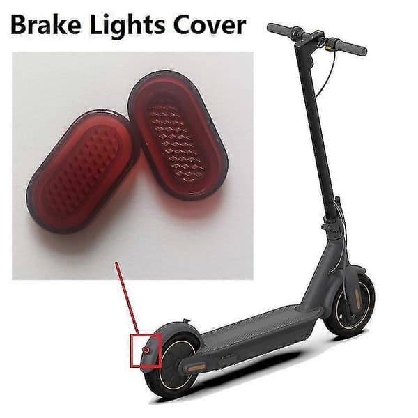 Baklykt Bremselysdeksel for Ninebot Max G30 Scooter Tilbehør