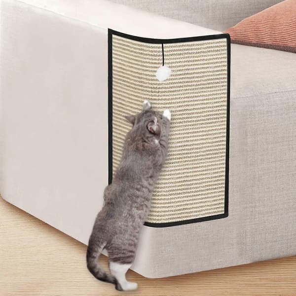 Klorematte for katter - Kattekloremattebeskyttelse for sofa, Klorebrett vegg med katteleke