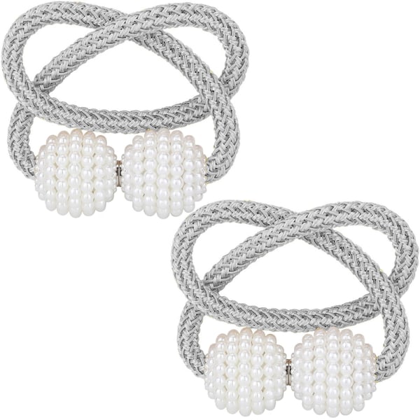 2 stk magnetiske gardinholdere klips dekorative tauholdere, gardinholdere veveholder for vindusgardiner