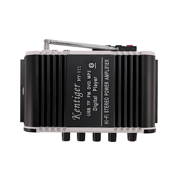 - V11 Bluetooth Forstærker 2-Kanals Super Bass Audio Forstærker Med Fjernbetjening Tf Usb Fm 85