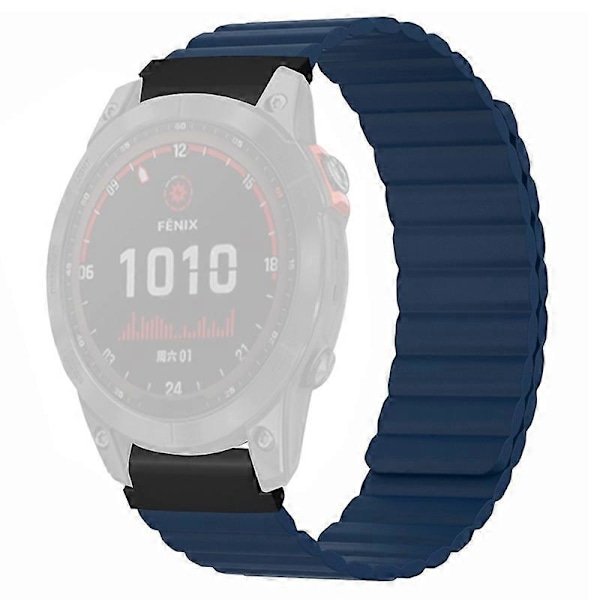Type B Udskiftningsrem til Garmin Fenix 7S/6S/5S ur, magnetisk silikonerem med 20 mm PC Style E