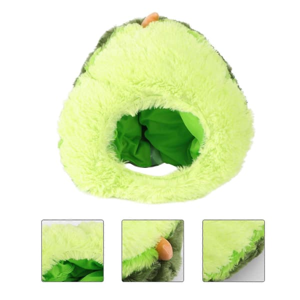 Cosplay Hodeplagg Avokadohatt for dekorasjon, sett med 3 deler