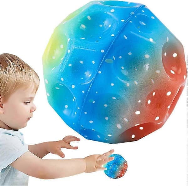hårda 2.7' Månbollar Rymdboll Astro Hoppboll Studsboll Sensorisk Boll Högstudsande Boll kompatibel med Barn Tonåringar hög kvalitet