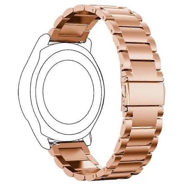 Tyyppi B Garmin Lily 2 14mm kellon rannekkeelle 3-helminen ruostumattomasta teräksestä valmistettu ranneke taittolukolla Style C