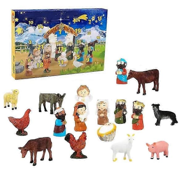 2026 Kristent Julekalender Religiøs Julekrybbe Kalender