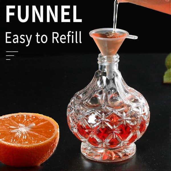 100 ml påfyllningsbar cocktailatomizer med elegant diamantmönstrad design, klassisk luftpump för bartender