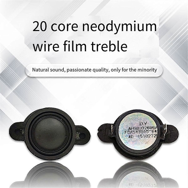 2 KPL 1,25 tuuman Mini Diskanttikaiutin 15W 4ohm Neodyymi Silk Film Diskanttikaiutin DIY Auton Muokattu Tweet