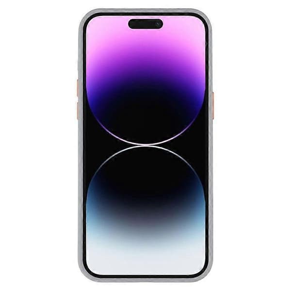 Magnetisk skal til iPhone 14 Pro Max, Skin Touch TPU + PC Bagside (Grå)