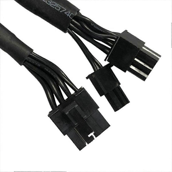 2 kpl 8-PIN - 8-Pin (6+2) PCIE VGA Virtalähdekaapeli Flex & 1 kpl PCIe 6Pin Uros - 4 SATA Virtalähdekaapeli