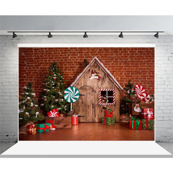 Heyone 10x6,5 fot Vinylbakgrund Fotografi Bakgrund Juldekoration Semesterfest Barn Baby Xmas