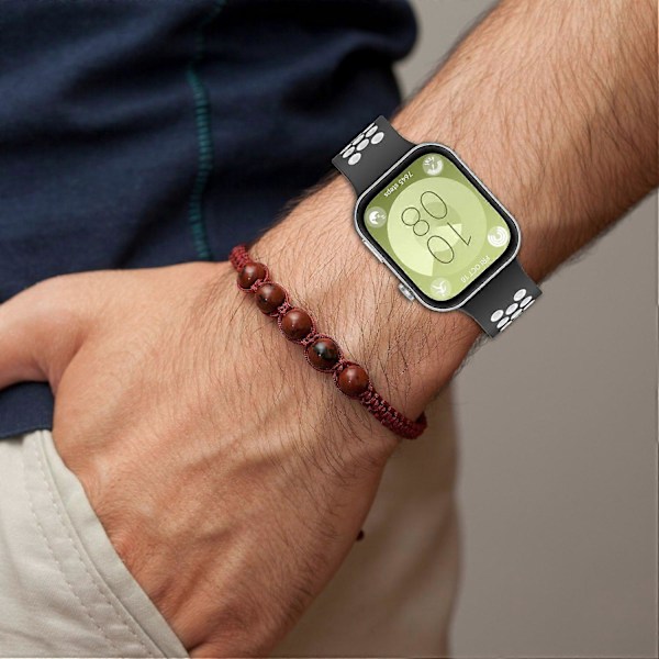 For Huawei Watch Fit 3 Silikon Klokkereim Tofarget Justerbar Klokkerem Style D