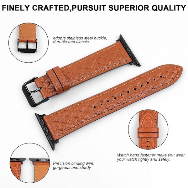 Typ C Armbands för Apple Watch Series 0 42mm/9 8 7 41mm/SE (2023) SE (2022) SE 6 5 4 40mm/3 2 Style A