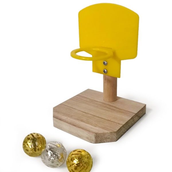 Fågel leksaker, Bird Tricks Desktop leksaker, Träning basketboll färgad ring leksak set, pedagogiska spel gym lekplats aktivitet bur fot leksaker