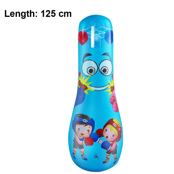 Kids Punch Bag 125Cm Free Standing Boxing Toys For Kids Fitness Free Standing Heavy Punch Bag Kids Mma Bag