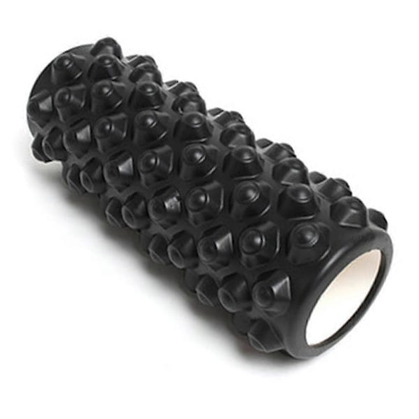 Fascia Rollers, foam Roller Ekstra lang Fascia Roller, pilates Roller 1 stk - svart