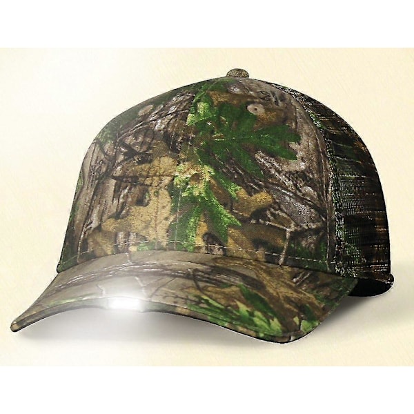 Mossy Oak udendørs kasket camouflage Hi-beam oplyst kasket