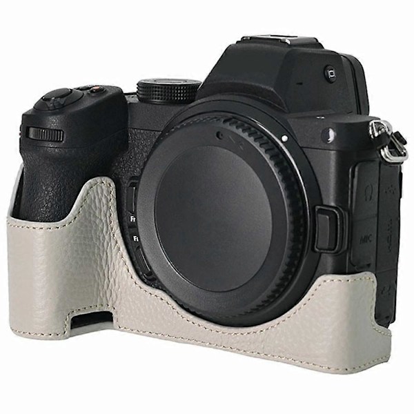 Tyyppi E Nikon Z 5/Z 6 II/Z 7 II Kamerakotelo Suuri Aukko Aitoa Lehmännahkaa Suoja Style C