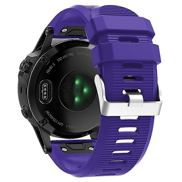Type D KALEBO LKLB-HWGJ-001 til Garmin Fenix 6X/Fenix 7X/Instinct 2X Smart Watch Band QuickFit Style L
