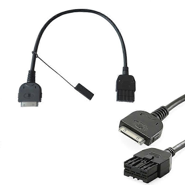 Ny sort Aux-indgang Interface Kabel Port passer til Infiniti 284H2-ZT50A