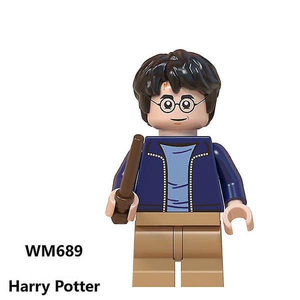 14 st/set Harry Potter Ron Weasley Dobby Block Leksaker Barn Pojke Present