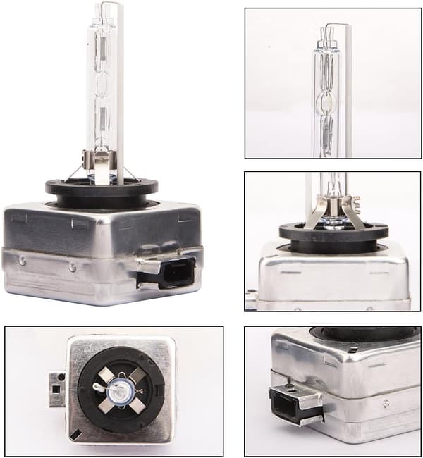 D1S 8000K Xenon Headlight Bulb Replacement 12V 35W Car Headlight Bulbs (2-Pack)
