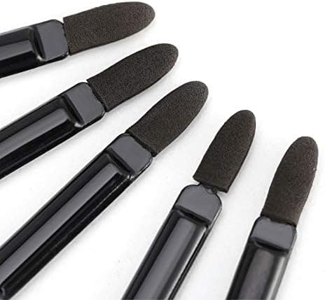60 Pcs Disposable Double Head Eyeshadow Sponge Brushes Cosmetic Tool, Professional Double-Sided Eyeshadow Brushes Makeup A