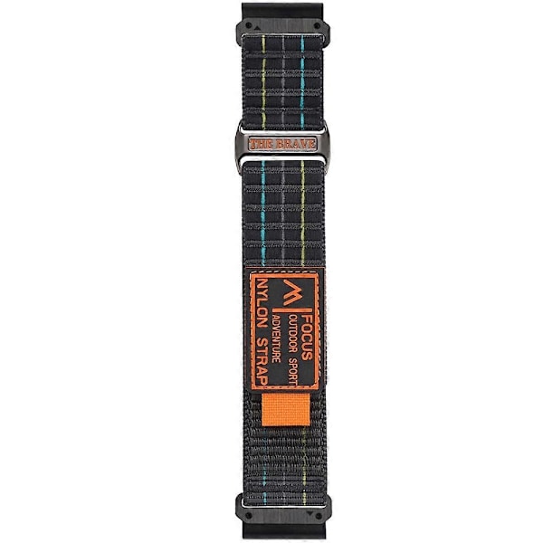 Til Garmin Fenix 8 47mm/Fenix E 47mm Magic Tape Nylonrem Universal 22mm Urrem Style D