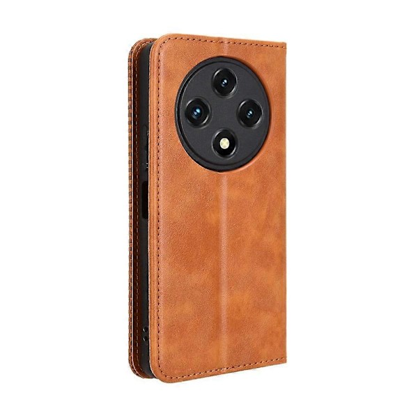 Magnetisk Spenne Retro Tekstur Lær Telefondeksel Brown For Umidigi G100 / G100A