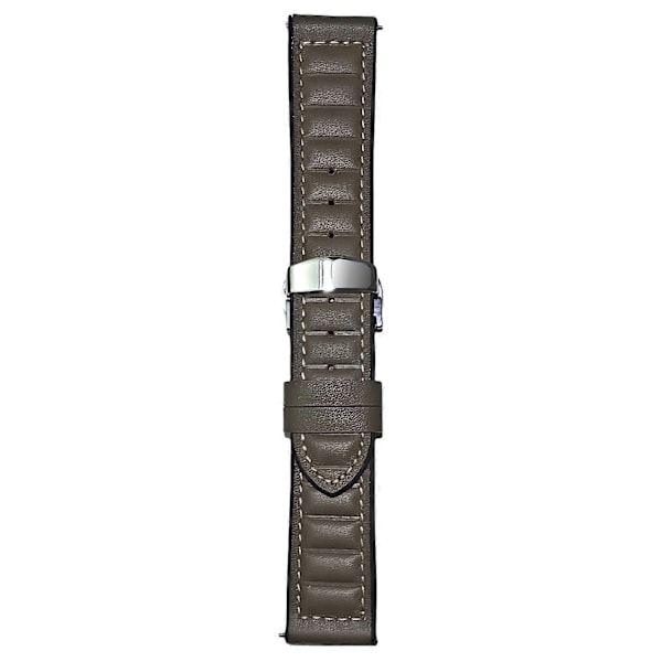 Armband i äkta ko-läder för Samsung Galaxy Watch7 44mm 40mm/Watch FE 40mm Universal 20mm Style A