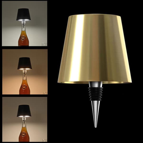 Langaton LED-pullolamppu viinille (kulta) kulta