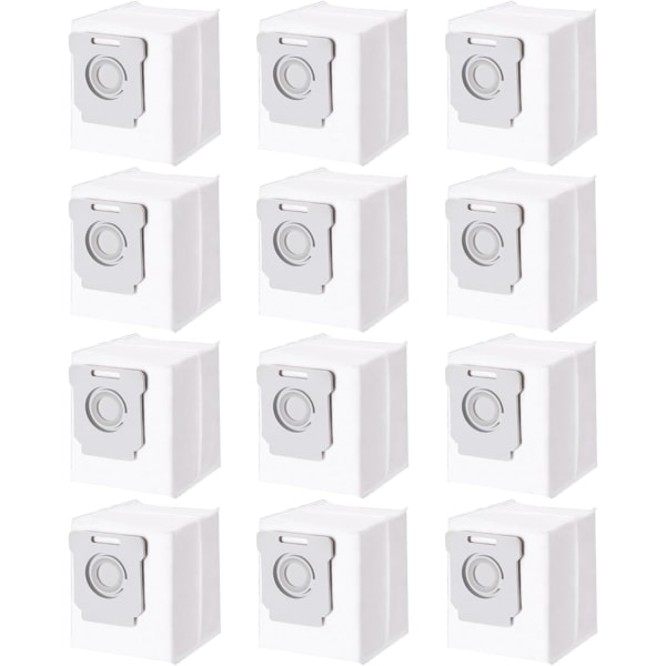 12 kappaleen pölynimuripussit iRobot Roomba i7 i7+ i3 i3+ i4 i4+ i6 i6+ j7 -imureille, lisävarusteet pölypussi iRobot Roomba Allen Clean Base -imurille