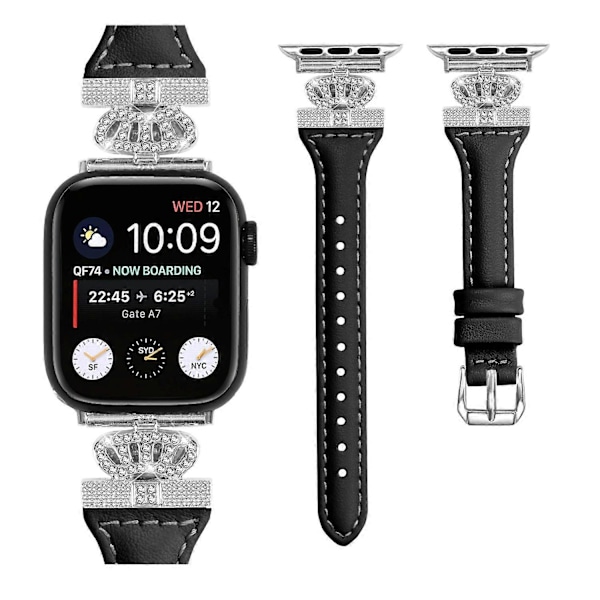 Tyyppi E Hopeasolkinen ranneke Apple Watch Series 10 42mm/9 8 7 41mm/SE (2023) SE (2022) SE 6 5 4 -kelloille Style A