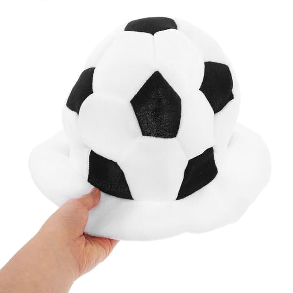 Fotballformet hatt Sportsfanshatt for 3 stk hodeplagg