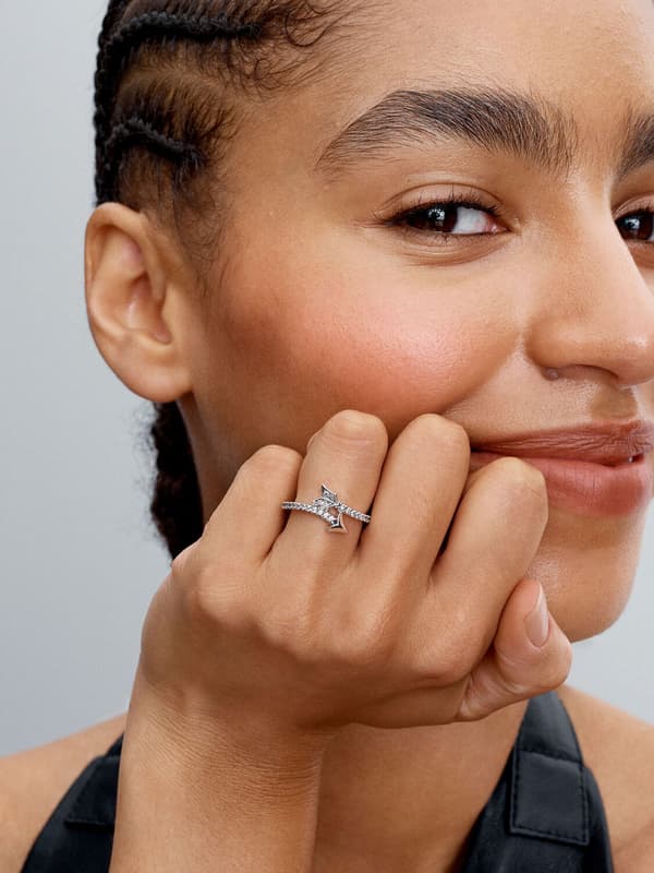 Pandora - Sparkling Arrow Ring - Sterling Silver Circumference: 58mm