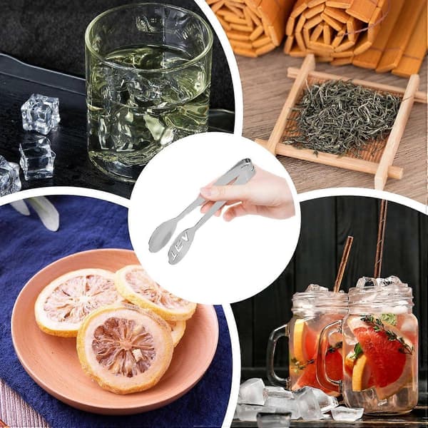 Teklype i rustfritt stål med langt håndtak, ergonomisk infuserklype for løs te og teposer