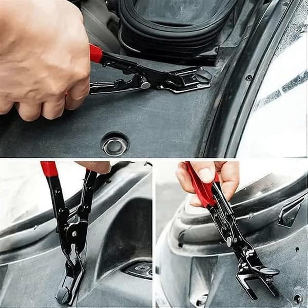 Plastic Rivets, Practical Tool for Removing Rivets, Fasteners, Trim Clips and Fasteners (Red)