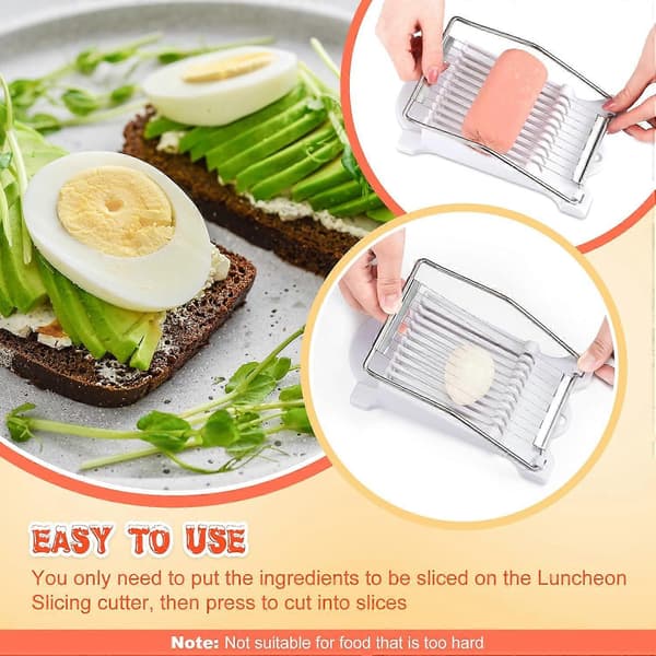 2 st Musubi Maker Kit med Skärare, Form för Spam Musubi för Snabb Risformning och Köttskivning