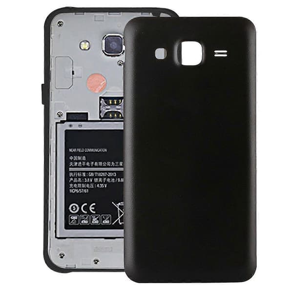 Batteribagside til Samsung Galaxy J5 (2015) / J500 (Sort)