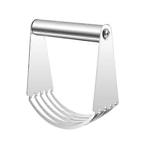 Deigkutter og deigblander med blader i rustfritt stål, ergonomisk grep, fembladsdesign
