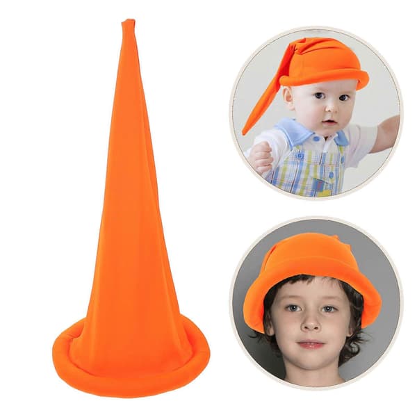 Juldräktmössor Dvärgfestmössor för vuxna 2 st Orange Tomte